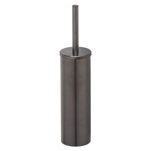 Closetborstelgarnituur wand zwart geb. NEMOX BRUSHED BLACK METAL
