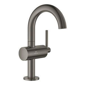 Atrio M-size wastafelmengkraan push hard graphite geborsteld (mat donker grijs) (Spa colors coll.)