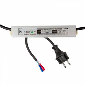 Voeding LED 24V 30W IP67 DC stekker