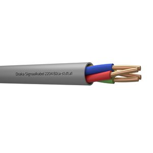 Haspel a 500m. signaal kabel B2ca gy# 4x0,8mm 2204