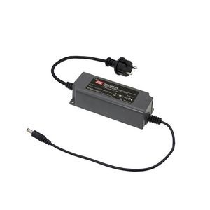 AC-DC enkele output Moistureproof adap 60W 24V Euro Class II