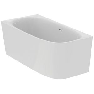 Ruimtebesparend bad 1500x750x610mm links glanzend wit dea