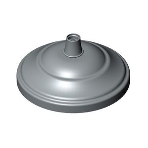 Regendouche rond 200X93mm-BG