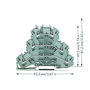3-etageklem Rijg-/rijg-/rijgklem L/L/L 2002-3201 VVE=50