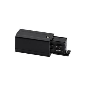 3-Fase rail eindvoeding (aarde rechts) zwart 41093211