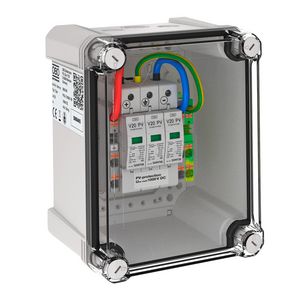 Fotovoltaische DC Stringbox 1 PV 1 WR-MPP 1000V DC RAL7035