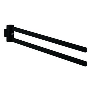 Selection handdoekhouder dubbel phantom black (prof)