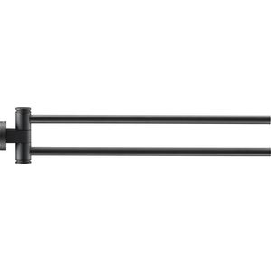 Handdoekhouder zwart mat D-code 0099224600