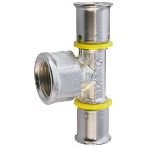 T-koppeling verlopend pers TIGRIS Gas M1 16x1/2" bi.x16mm