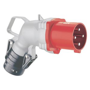 Hoek contactstop 400V 63A 4-polig IP44 metaal Hypra