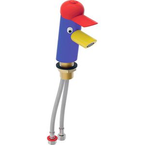 Kinderwastafelmengkraan Bambini 1-hendel meerkleurig rood, blauw, geel