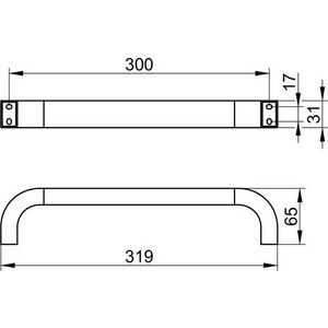 Edition 300 handgreep 30cm chroom