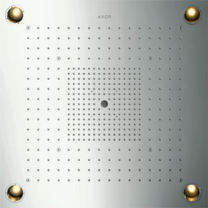 Axor Starck showerheaven 720x720mm rvs look 3/4 quickcl. met licht