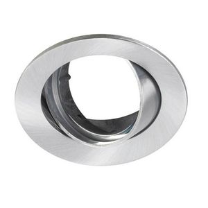 Downlight INSET TREND 75 SW GU10 geborsteld aluminium