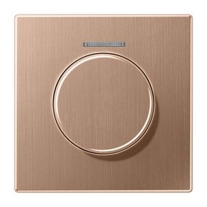 KNX draaiafdekking LS brons met lens