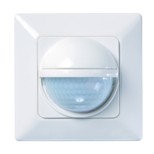 Bewegingsmelder LUXA 2-dr. wandinbouw lichtst. 200° 8m.