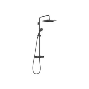 Showerpipe dchetherst+doucheset 300X240mm-Mat Zwart