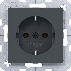 SCHUKO-wandcontactdoos schroef liftklemmen A.x/C.x antraciet