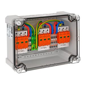 Fotovoltaische DC Stringbox 3x1 PV 3 WR-MPP 900V DC RAL7035