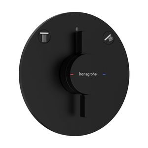 DuoTurn S afbouwdeel tbv inbouwkraan voor 2 functies mat zwart