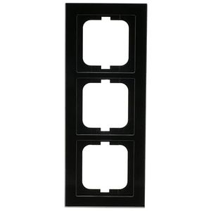 Afdekraam 3v ax-glas zwart