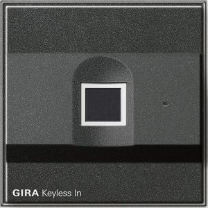 Gira Keyless In Fingerprint-leeseenh. Gira TX_44 antraciet