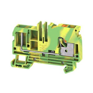 Insteekbaar terminal PUSH IN groen/geel 6mm² nr. VVE=50