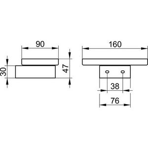 Zeepschale compleet met Kristallen-Schaal, mat 30055019000