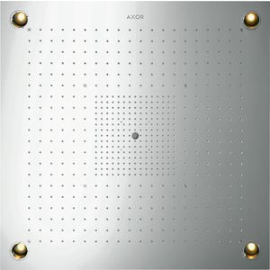 AXOR ShowerHeaven Starck 970x970mm met Licht rvs look