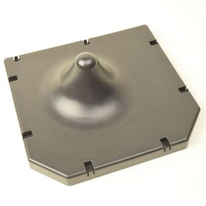 Achterplaat CVE met geintegreerde kegel