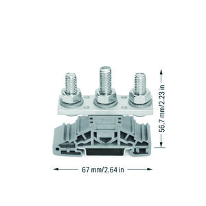 Boutklem markeringsh. zijkant rail 35x15+35 885-308 VVE=15