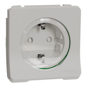 Inzetstuk Wandcontactdoos 16A 2P+E IP55 Polarwit Mureva Styl