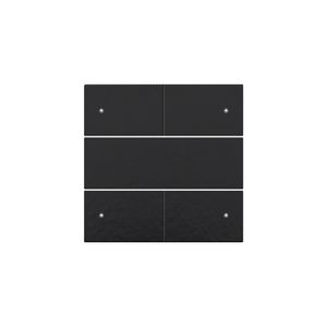 Afwerkingsset 4-voudige pot.vrij knop 24V Led pianoblack