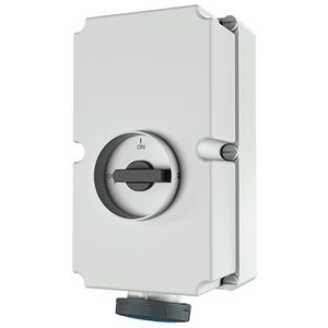 Wandcontactdoos 125A 3-polig  6H 230V IP67 DUO