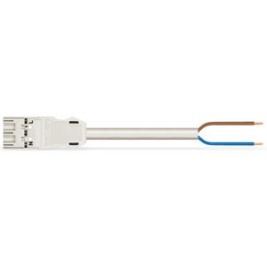 Geconf.aansluitkabel Eca Steker/open einde 771-5001/186-000