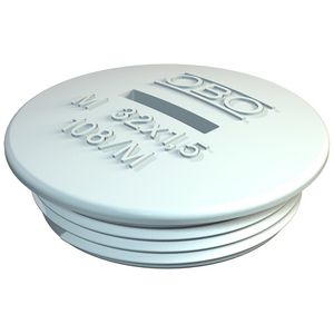 Blindstop M20 Polystyreen lichtgijs RAL7035