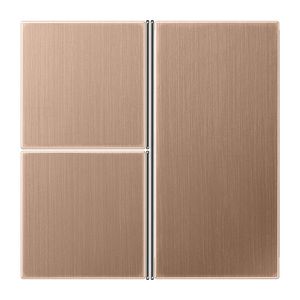 KNX F40 tastafd. compleet 3v. LS brons