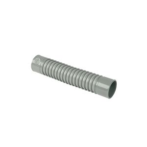 Flexibele bocht maximaal 45° PVC 40mm grijs mof/mof