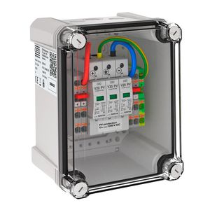 Fotovoltaische DC Stringbox 2 PV 2 WR-MPP 1000V DC RAL7035