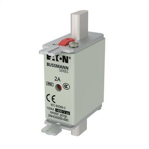 Zekering laagsp. 2A AC 690V NH000 gL/gG dubbele meld VVE=3