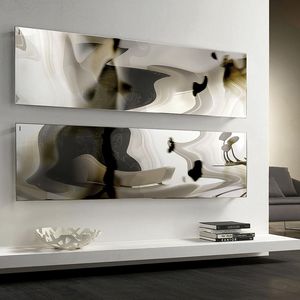 Designradiator Lola 450x1516x40 RVS gepol. horizontaal 700W