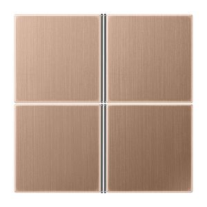 KNX F40 tastafd. compleet 4v. LS brons