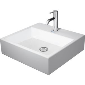 VERO AIR #235050 wastafel 500mm wit met kraangat