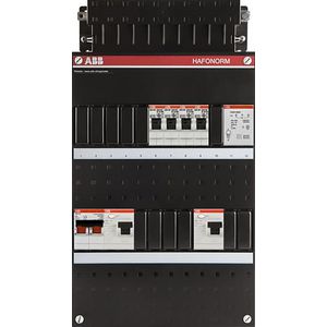 Groepenkast 4 groepen achter 2x30mA +T+HS 1-fase 1SPF006907F0181