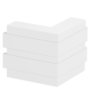 Buitenhoekstuk wandgoot 190x190x165 polyvinylchloride