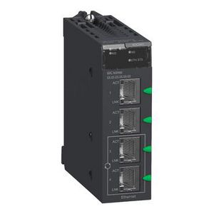 Ethernet TCP/IP netwerkmodule 4xRJ45 10/100 MBit/
