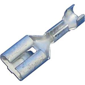 Vlaksteekhuls DIN46340 kl.t. 1,5-2,5mm² 6,3x0,8 CuZn VVE=100