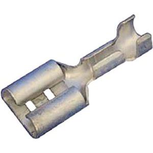 Vlaksteekhuls DIN46247 0,5-1mm² 6,3x0,8 vernikkelt VVE=100