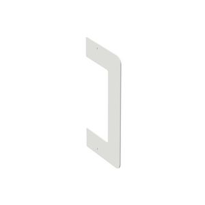 WGX-A EINDAFWERKPLAAT STAAL 110/55 RAL9003