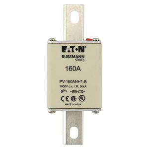 Zekering h. snelheid 160A DC 1000V NH1 gPV UL PV UL d VVE=3